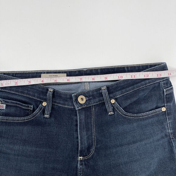 AG Adriano Goldschmied Womens Jeans Size 25R The Prima Mid Rise Cigarette Denim - Picture 7 of 9